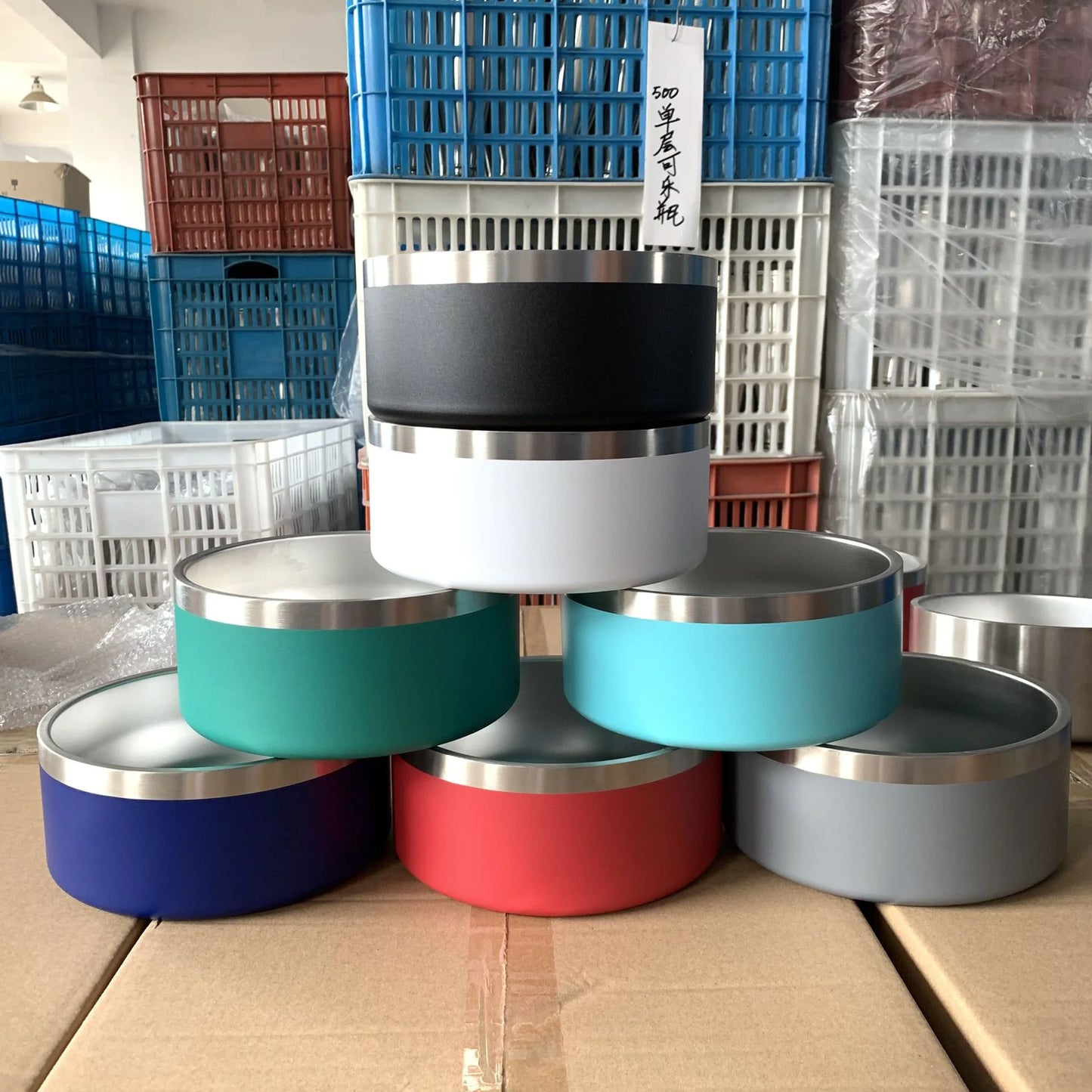 Elevated Metal Dog Bowl