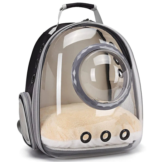 Bubble Cat Carrier Backpack Transparent Pet Carrier Backpack for Small Puppy and Bunny Space Capsule Bubble Cat Backpack Carrier Airline Approved Waterproof Green Pet Backpack for Small Dog